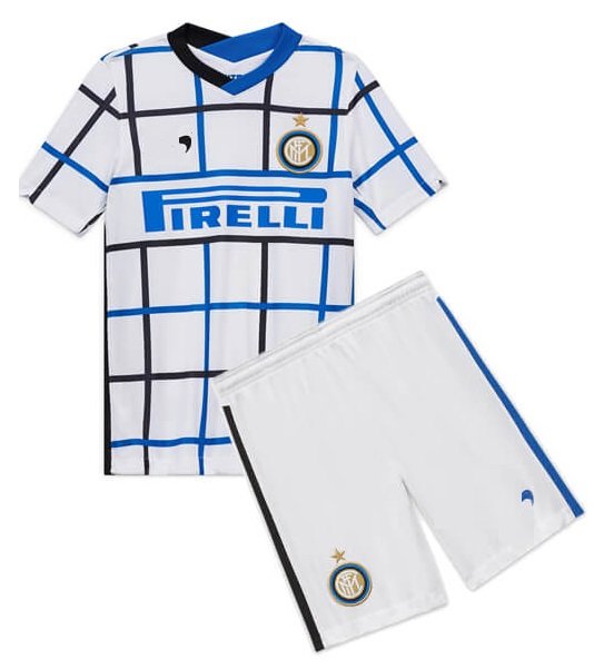 Kit infantil Inter de Milão 2020 2021 II Away jogador
